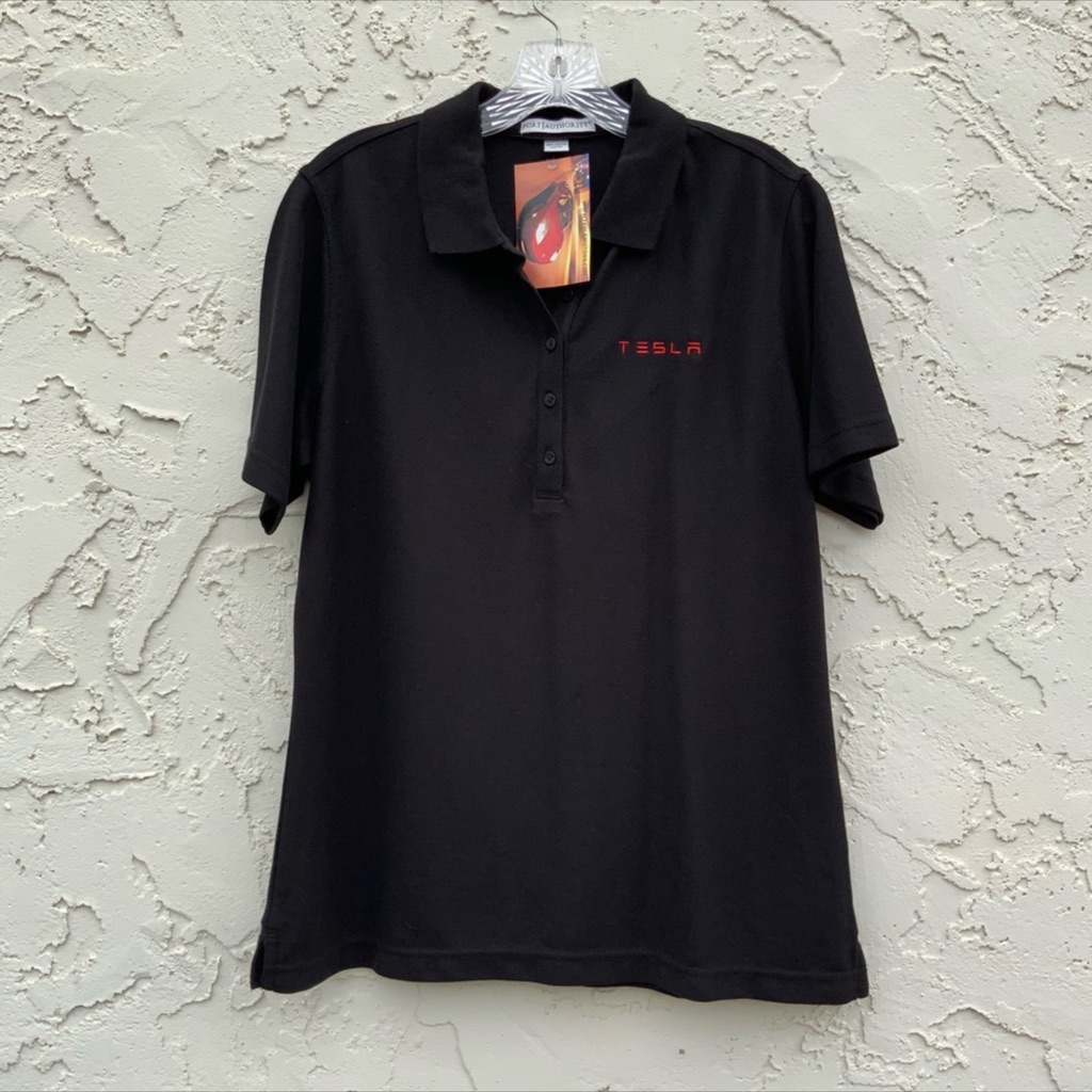 Port Authority Tesla Black TShirt